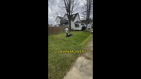 2 lawn MOWERS