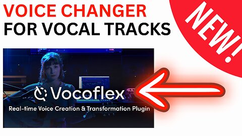 VOCOFLEX - REVOLUTIONARY VOCAL PLUGIN AI Voice Changer VST FIRST LOOK Voice Morphing VST AU AAX