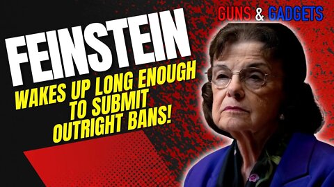 Senator Feinstein Submits RADICAL OUTRIGHT BANS!