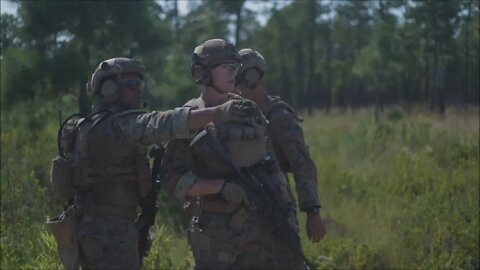 Recon Marines Conduct Hasty Ambush Drills