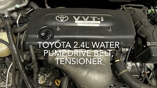 2.4 Liter Toyota water pump replacement