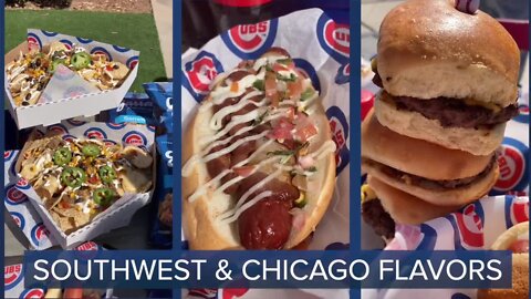 Chicago Cubs 2023 spring training food menu at Sloan Park