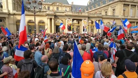 La manifestation qui n’a pas eu lieu selon la chaine LCI - Le 03 Septembre 2022 à Paris - Vidéo 20