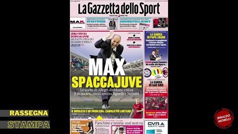 I "dolori" delle 3 big: Milan, Inter e Juventus. Rassegna Stampa Sportiva ep.60 | 13.05.2022