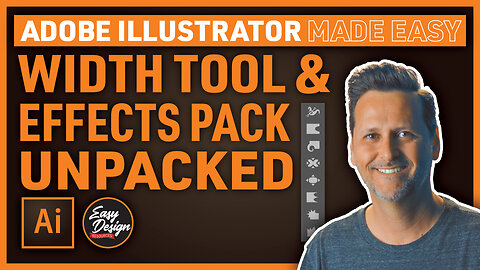 Width Tool & Effects Pack in Adobe Illustrator // For Beginners