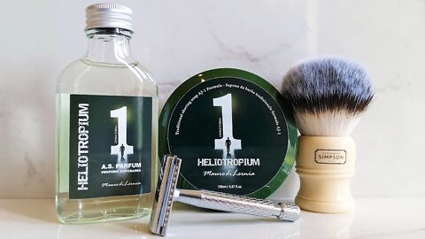 Timor 3 piece razor, The Goodfellas Smiles Heliotropium Limited Edition by Mauro di Lernia first try