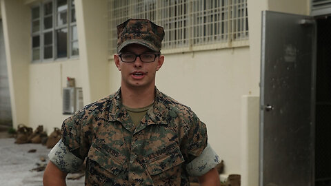 Typhoon Khanun Recovery Efforts | LCpl Cory Calkins Interview