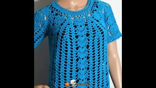 How to crochet dress written pattern in description