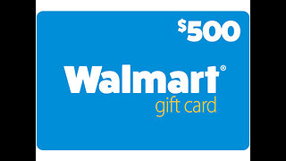 Get a $500 Walmart gift card now!