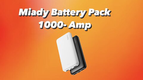 Miady Battery Pack -1000Amp