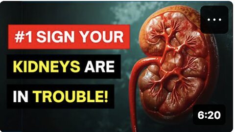The REAL First Sign of Kidney Trouble (Your Doctor Won't Tell You)