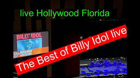 Billy Idol live Hollywood Hard Rock Casino Florida-The Best Of Billy Idol 04/2023