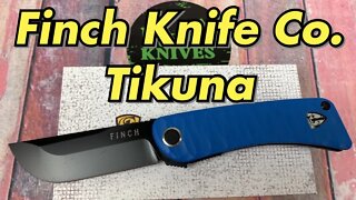 Finch Knife Company TK008 Tikuna linerlock flipper/includes disassembly/ Flip your Finch !!!