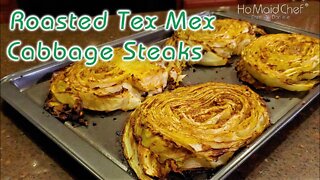 Roasted Tex Mex Cabbage Steaks | Dining In With Danielle