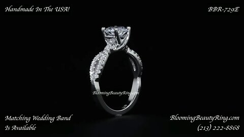 BBR-729E Engagement Ring By BloomingBeautyRing com