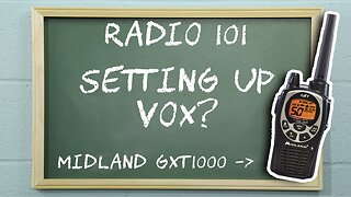 How To Set VOX on a Midland GXT1000 | Radio 101