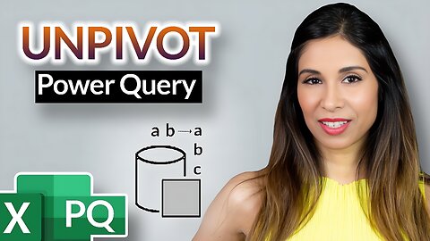 Convert Columns to Rows in Excel (NO Transpose, NO Formulas - SIMPLY UNPIVOT in Power Query)