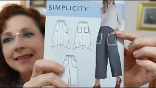Sewing Simplicity 9110 - Easy Wide Leg Pants, Tips & Review