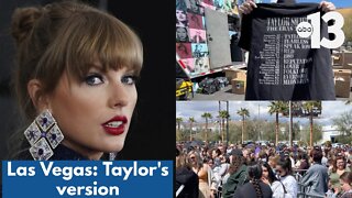 Taylor Swift fans head to Allegiant Stadium for merchandise sale ahead of record-setting concerts