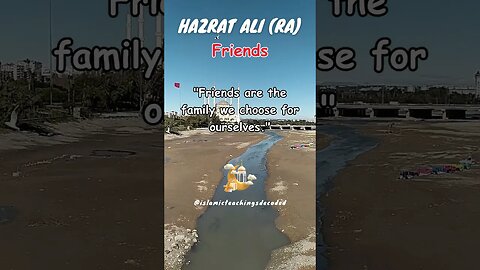 Hazrat Ali RA Saying About Friends #islam #islmaicstatus #friends