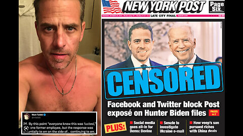 #TwitterFiles : preuves de la propagande complotiste des médias US concernant l'affaire Hunter Biden