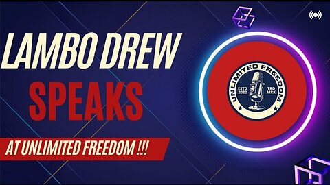 LAMBO DREW on the UNLIMITED FREEDOM NETWORK! We talk NOVATECH, PASSIVE INCOME, and... CalicoVision?