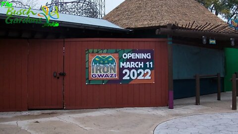 Busch Gardens Junkie Cold Day , Iron Gwazi Update, Montu getting new paint!