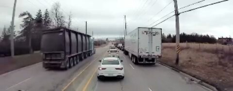 Dangerous Truck Driver In Woodbridge Ontario