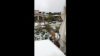 California- Daou winery in the snow