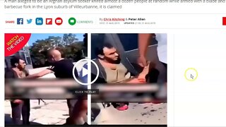 Knife Attack By Asylum Seeker - Not Gun Crime No Media Coverage