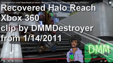 "xxsaviorsoulxx ownd" Beachhead on Heroic - Recovered Halo Reach Xbox 360 clip from 1/14/2011