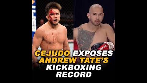 Henry Cejudo Exposes Andrew Tates Boxing Record🥊