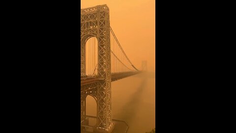 NYC: Looking Like This Due To Many Fires Raging In Canada...