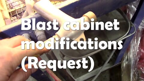 Princess Auto / Harbour Freight sand blast cabinet modifications (request)