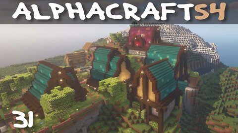 3 New Village Houses - Alphacraft S4 e31 - Minecraft SMP