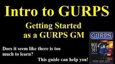 What to do first, as a GURPS GM