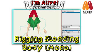 Tutorial | Rigging Standing Body (Mona full-on)| Moho Pro