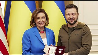 Zelensky and Pelosi Exchange of Flags Has People Talking