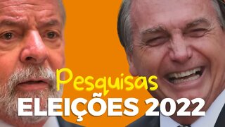 Bolsonaro e Lula estão empatados? Pesquisas!