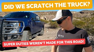 Big trucks weren't made for these roads! The Best of Big Bend - full time RV!