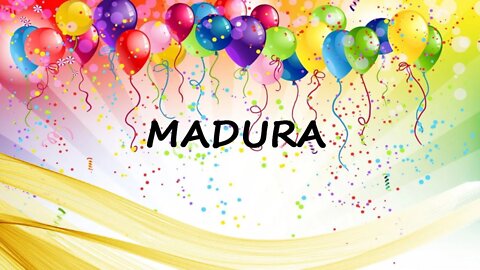 Happy Birthday to Madura - Birthday Wish From Birthday Bash