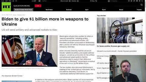 Biden sending more money, US weapons stockpile depleting, Ukraine targeting Kerch Bridge