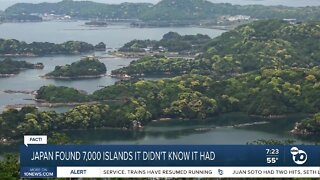 Fact or Fiction: Japan discovers it has 7,000 more islands?