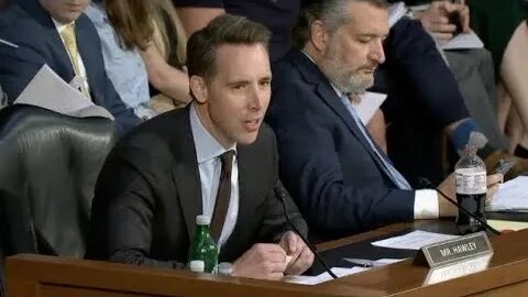 🔴 Hawley Proposes Amendment to Ban Congress, Senior Exec Branch Members from Owning, Trading Stock