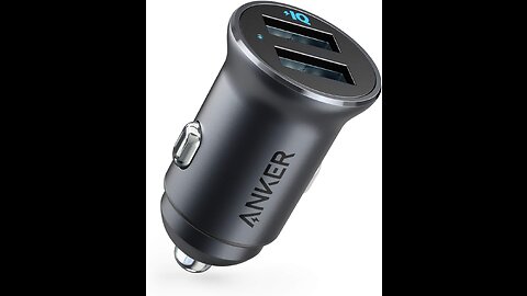 PowerDrive Speed ​​2 (39W 2-port car charger PowerIQ compatible)