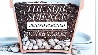ROCKS IN POTS. A SOIL SCIENTIST EXPLAINS PERCHED WATER TABLES & QUICK FIXES. Part 1/2 👩‍🔬