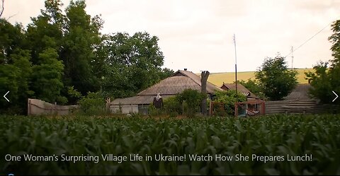 One Woman's Surprising Village Life in Ukraine! Watch How She Prepares Lunch!