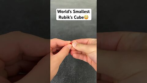 World’s Smallest Rubik’s Cube #cube #rubikcube #funny #shorts