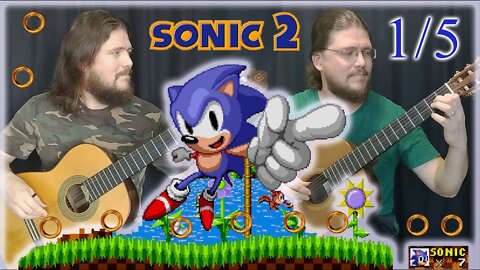 Sonic - Green Hill Zone 1/5 - Guitar Duo Tutorial