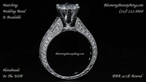 Diamond Engagement Ring BBR 411E-Round Diamonds